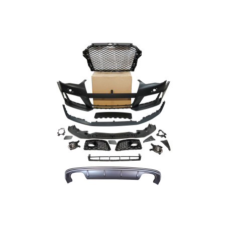 Kit Estetico Audi A3 V8 13-15 Sportback Look RS3 II (Cod. E-TCA021012014)