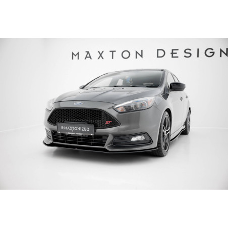 SPLITTER ANTERIORE street pro Ford Focus ST Mk3 Facelift (Cod. M-FOFO3FSTCNC-FD4BRB)