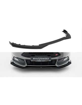 SPLITTER ANTERIORE street pro + Flaps Ford Focus ST Mk3 Facelift (Cod. M-FOFO3FSTCNC-FD4BRB+FSF1G)
