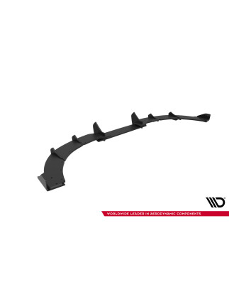 DIFFUSORE POSTERIORE street pro + Flaps Ford Focus ST Mk3 Facelift (Cod. M-FOFO3FSTCNC-RS2B+BRBI+RSF