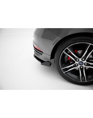 DIFFUSORE POSTERIORE street pro + Flaps Ford Focus ST Mk3 Facelift (Cod. M-FOFO3FSTCNC-RS2BRB+RSF1G)