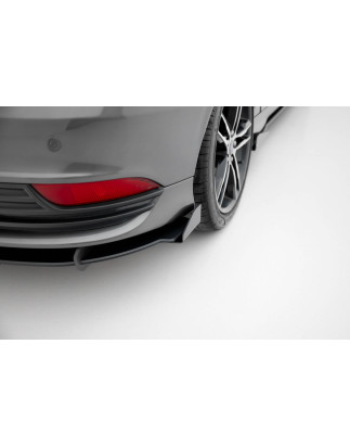 DIFFUSORE POSTERIORE street pro + Flaps Ford Focus ST Mk3 Facelift (Cod. M-FOFO3FSTCNC-RS2BRB+RSF1G)