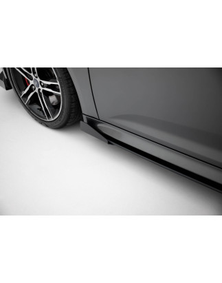 Diffusori minigonne street pro + Flaps Ford Focus ST Mk3 Facelift (Cod. M-FOFO3FSTCNC-SD1B+SF1G)