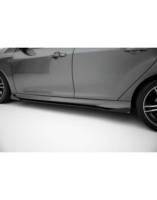 Diffusori minigonne street pro + Flaps Ford Focus ST Mk3 Facelift (Cod. M-FOFO3FSTCNC-SD1B+SF1G)