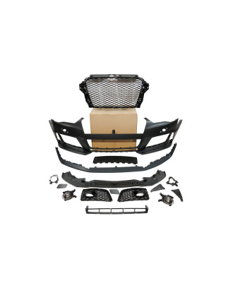Paraurti Anteriori Audi A3 V8 13-15 Sportback / 3 Porte Look RS3 II Fendinebbia (Cod. E-TCA02101)