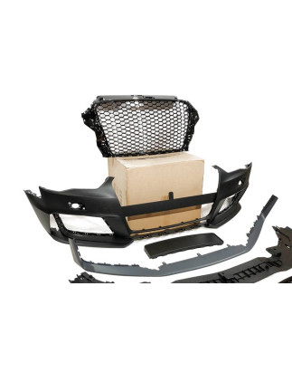 Paraurti Anteriori Audi A3 V8 13-15 Sportback / 3 Porte Look RS3 II Fendinebbia (Cod. E-TCA02101)