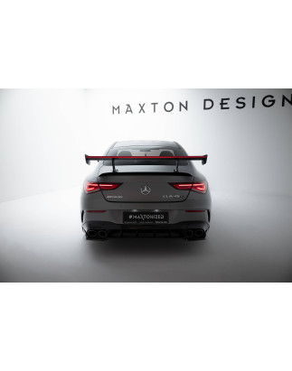 Spoiler in carbonio  + LED Mercedes-Benz CLA Coupe C118 / C118 Facelift (Cod. M-CF-ME-CLA-118-WING5-