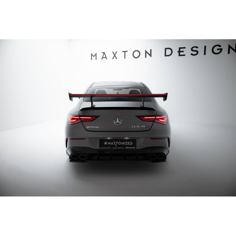 Spoiler in carbonio  + LED Mercedes-Benz CLA Coupe C118 / C118 Facelift (Cod. M-CF-ME-CLA-118-WING5-