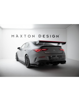 Spoiler in carbonio  + LED Mercedes-Benz CLA Coupe C118 / C118 Facelift (Cod. M-CF-ME-CLA-118-WING5-