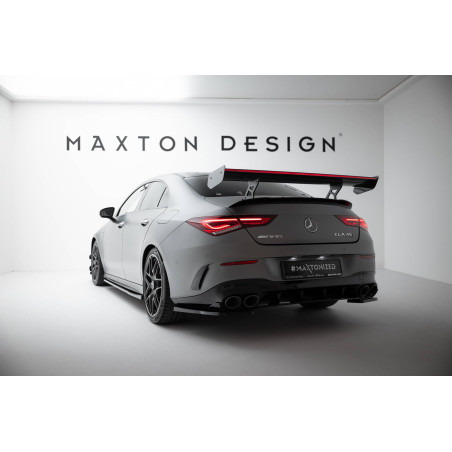 Spoiler in carbonio  + LED Mercedes-Benz CLA Coupe C118 / C118 Facelift (Cod. M-CF-ME-CLA-118-WING5-