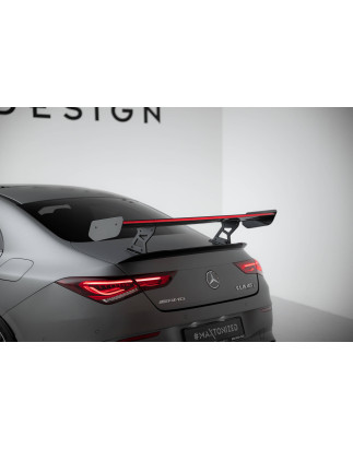 Spoiler in carbonio  + LED Mercedes-Benz CLA Coupe C118 / C118 Facelift (Cod. M-CF-ME-CLA-118-WING5-