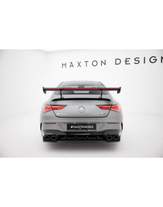 Spoiler in carbonio  + LED Mercedes-Benz CLA Coupe C118 / C118 Facelift (Cod. M-CF-ME-CLA-118-WING5-