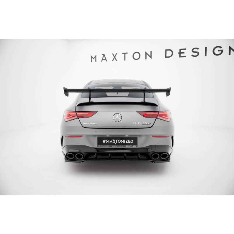 Spoiler in carbonio con supporto superiore  Mercedes-Benz CLA Coupe C118 / C118 Facelift (Cod. M-CF-