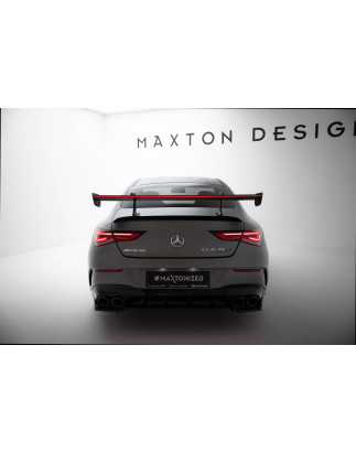 Spoiler in carbonio con supporto superiore + LED Mercedes-Benz CLA Coupe C118 / C118 Facelift (Cod. 