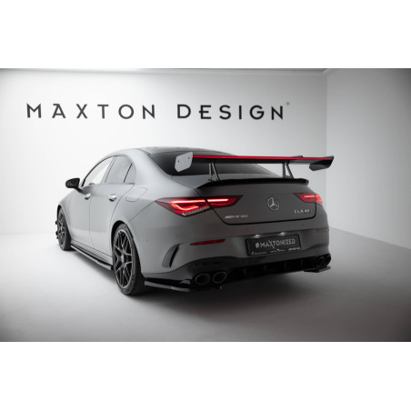 Spoiler in carbonio con supporto superiore + LED Mercedes-Benz CLA Coupe C118 / C118 Facelift (Cod. 