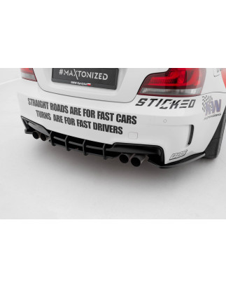 DIFFUSORE POSTERIORE street pro BMW 1 M Coupe E82 (Cod. M-BM182MCNC-RS1B+BRBI)