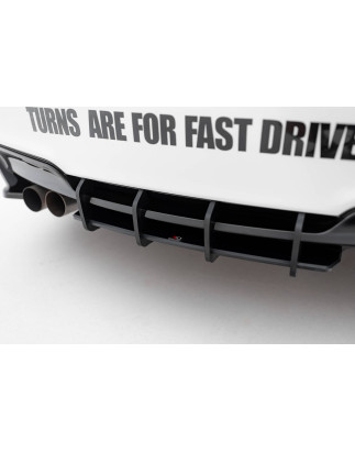 DIFFUSORE POSTERIORE street pro BMW 1 M Coupe E82 (Cod. M-BM182MCNC-RS1B+BRBI)