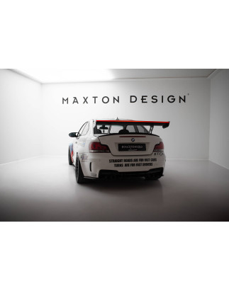 Spoiler in carbonio  V.1 + LED BMW 1 M E82 (Cod. M-CF-BM-1-82-M-WING5-INT-245-P-1+LED)