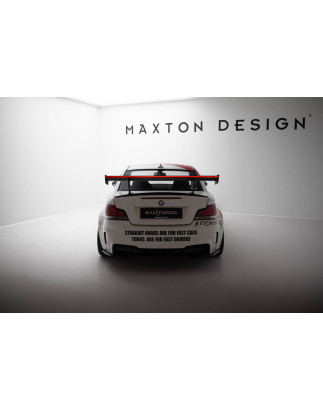 Spoiler in carbonio  V.1 + LED BMW 1 M E82 (Cod. M-CF-BM-1-82-M-WING5-INT-245-P-1+LED)