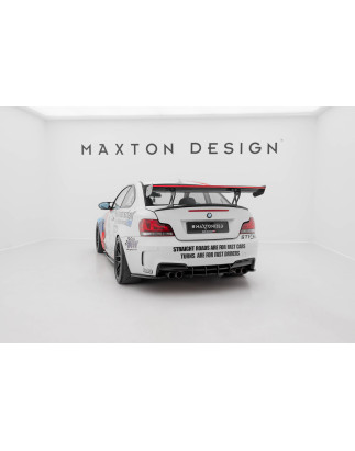 Spoiler in carbonio  V.1 + LED BMW 1 M E82 (Cod. M-CF-BM-1-82-M-WING5-INT-245-P-1+LED)