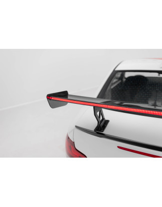 Spoiler in carbonio  V.1 + LED BMW 1 M E82 (Cod. M-CF-BM-1-82-M-WING5-INT-245-P-1+LED)