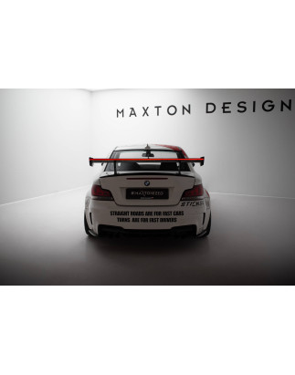 Spoiler in carbonio  V.2 + LED BMW 1 M E82 (Cod. M-CF-BM-1-82-M-WING5-INT-245-P-2+LED)