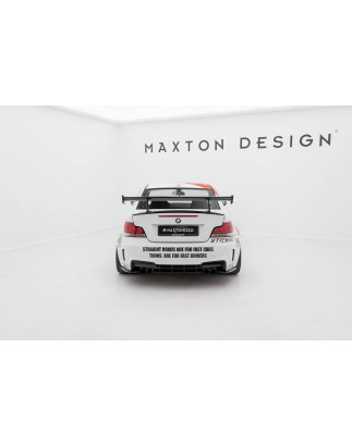 Spoiler in carbonio con supporto superiore  BMW 1 M E82 (Cod. M-CF-BM-1-82-M-WING5-UPP-245-P)