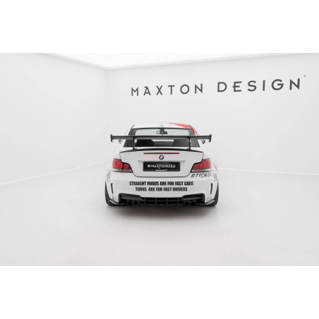 Spoiler in carbonio con supporto superiore  BMW 1 M E82 (Cod. M-CF-BM-1-82-M-WING5-UPP-245-P)