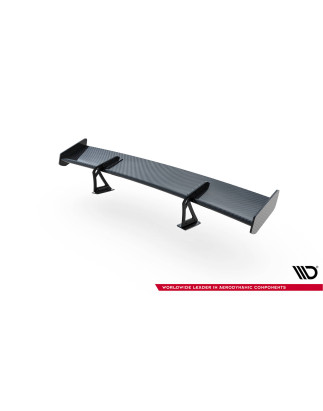 Spoiler in carbonio con supporto superiore + LED BMW 1 M E82 (Cod. M-CF-BM-1-82-M-WING5-UPP-245-P+LE