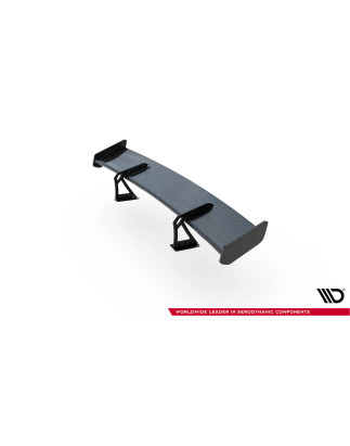 Spoiler in carbonio con supporto superiore + LED BMW 1 M E82 (Cod. M-CF-BM-1-82-M-WING5-UPP-245-P+LE