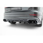 Splitter posteriore (con barre verticali) V.2 Audi SQ8 / Q8 S-Line Mk1 Facelift (Cod. M-AU-Q8-1F-SLI