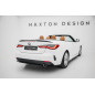 Splitter centrale posteriore for BMW 4 Coupe / Cabrio G22 / G23 (Cod. M-BM-4-G23-CA-RD1G)