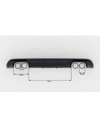 Sottoparaurti posteriore Audi S3 Sportback 8V (Cod. M-AU-S3-8V-SB-RS1GOO_OO)