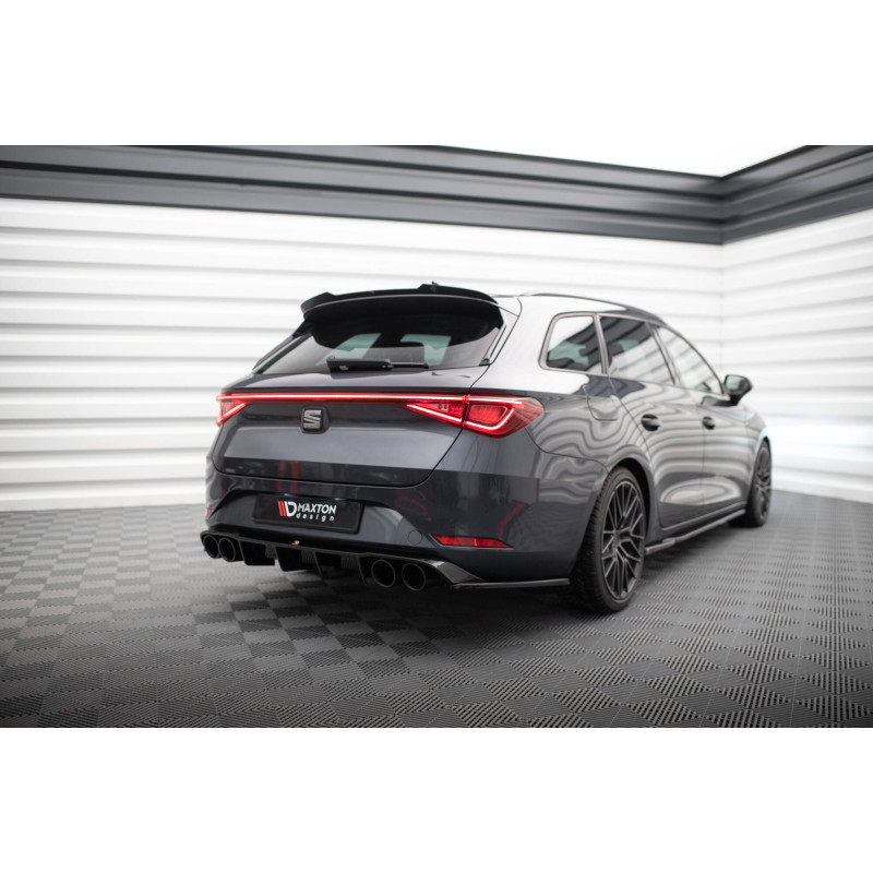 Sottoparaurti posteriore + scarico Ends Imitation Seat Leon ST FR Mk4 (Cod. M-SE-LE-4-FR-ST-RS2G+RS2