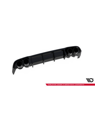 Sottoparaurti posteriore + scarico Ends Imitation Seat Leon ST FR Mk4 (Cod. M-SE-LE-4-FR-ST-RS2G+RS2