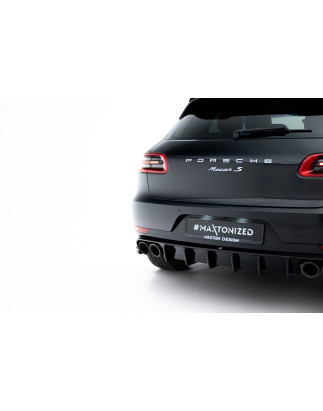 Sottoparaurti posteriore Porsche Macan GTS / Sport Design Mk1 Facelift (Cod. M-PO-MA-1F-RS1GOO_OO+RS