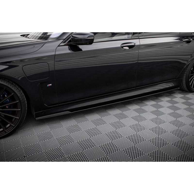 Diffusori minigonne V.2  for BMW 7 Long M-Pack G12 (Cod. M-BM-7-12-MPACK-SD2G)