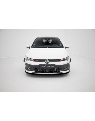 SPLITTER ANTERIORE street pro Volkswagen Golf GTI / GTE / R-Line Mk8 Facelift (Cod. M-VWGO8FGTICNC-F