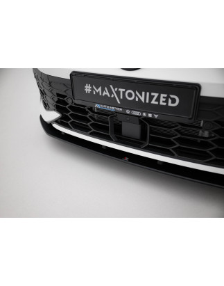 SPLITTER ANTERIORE street pro Volkswagen Golf GTI / GTE / R-Line Mk8 Facelift (Cod. M-VWGO8FGTICNC-F