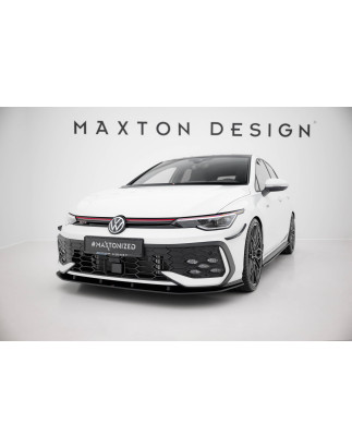 SPLITTER ANTERIORE street pro Volkswagen Golf GTI / GTE / R-Line Mk8 Facelift (Cod. M-VWGO8FGTICNC-F