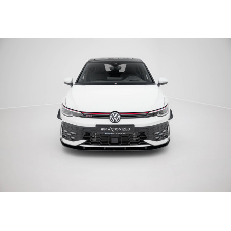 SPLITTER ANTERIORE street pro Volkswagen Golf GTI / GTE / R-Line Mk8 Facelift (Cod. M-VWGO8FGTICNC-F