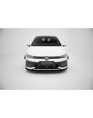 SPLITTER ANTERIORE V.1 Volkswagen Golf GTI / GTE / R-Line Mk8 Facelift (Cod. M-VW-GO-8F-GTI-FD1G)