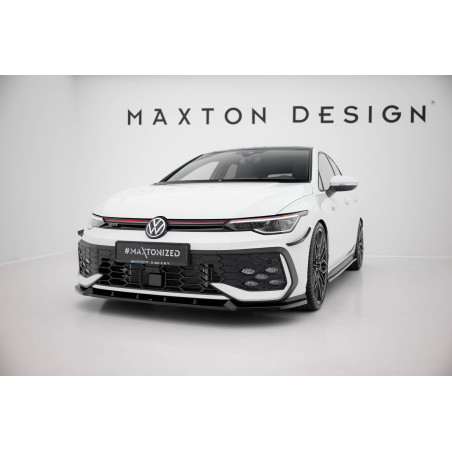 SPLITTER ANTERIORE V.2 Volkswagen Golf GTI / GTE / R-Line Mk8 Facelift (Cod. M-VW-GO-8F-GTI-FD2G)