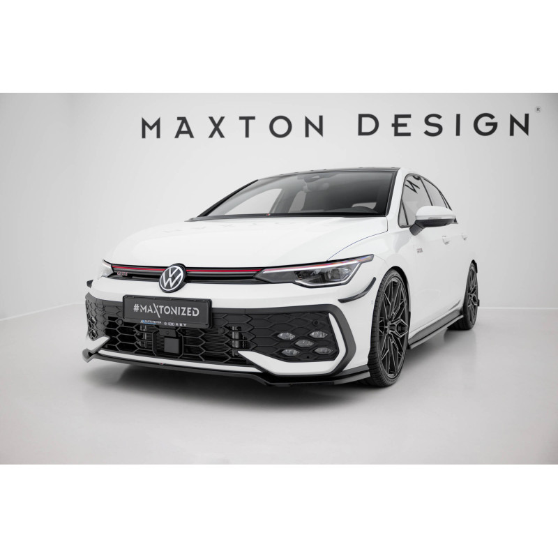 SPLITTER ANTERIORE V.3 Volkswagen Golf GTI / GTE / R-Line Mk8 Facelift (Cod. M-VW-GO-8F-GTI-FD3G)