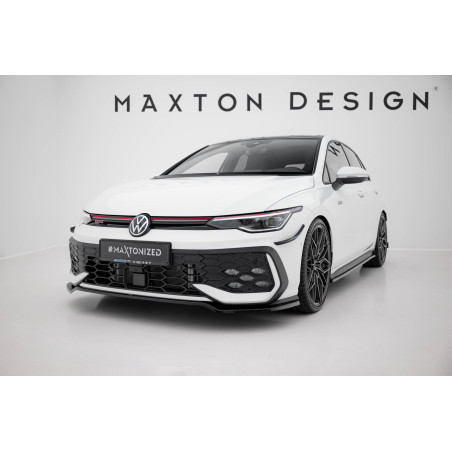 SPLITTER ANTERIORE V.3 Volkswagen Golf GTI / GTE / R-Line Mk8 Facelift (Cod. M-VW-GO-8F-GTI-FD3G)