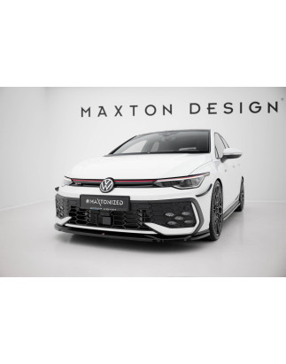 SPLITTER ANTERIORE V.4 Volkswagen Golf GTI / GTE / R-Line Mk8 Facelift (Cod. M-VW-GO-8F-GTI-FD4G)