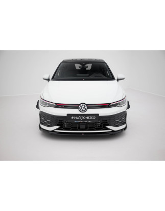 SPLITTER ANTERIORE V.4 Volkswagen Golf GTI / GTE / R-Line Mk8 Facelift (Cod. M-VW-GO-8F-GTI-FD4G)