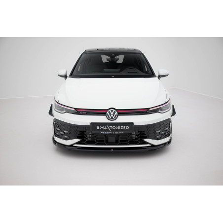 SPLITTER ANTERIORE V.4 Volkswagen Golf GTI / GTE / R-Line Mk8 Facelift (Cod. M-VW-GO-8F-GTI-FD4G)