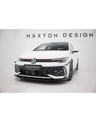 SPLITTER ANTERIORE V.5 Volkswagen Golf GTI / GTE / R-Line Mk8 Facelift (Cod. M-VW-GO-8F-GTI-FD5G)