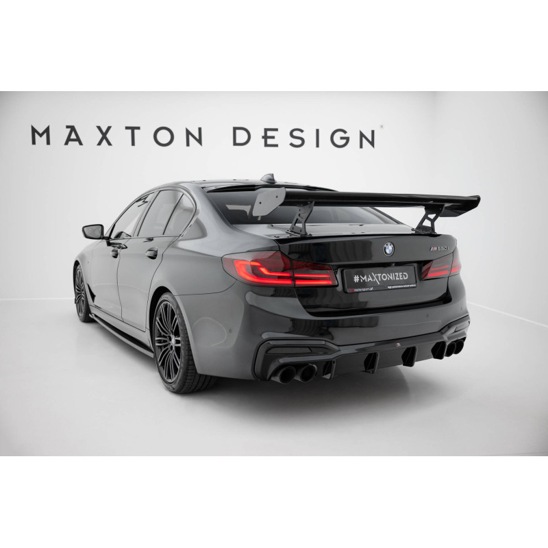 Spoiler in carbonio  BMW 5 / M5 berlina G30 / F90 (Cod. M-CF-BM-5-G30-MPACK-WING5-INT-245-P-1)